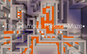 Tải về The Infamous Parkour Maze cho Minecraft 1.13